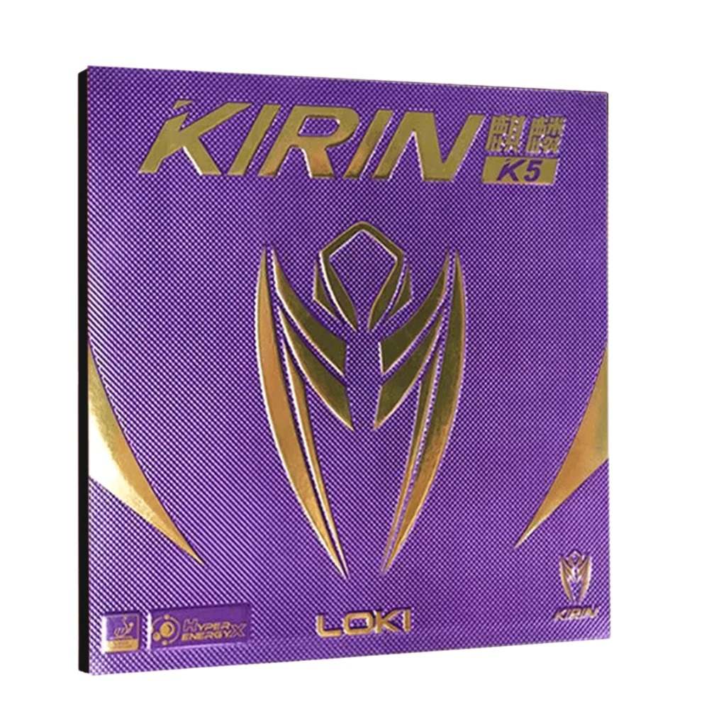 loki-kirin-k5-2 ยางปิงปอง Loki Kirin K5 ยางความเร็วสูง ฟองน้ำสปริงตัวดี เกาะลูกดี หนึบ สร้างความหมุนได้ดี - loki kirin k5 2