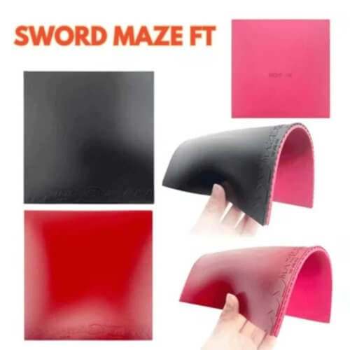 ยางปิงปอง Sword MAZE FT - สปินหนัก คอนโทรลดี แรงขึ้น ตีง่ายกว่าเดิม! - sword maze ft 2