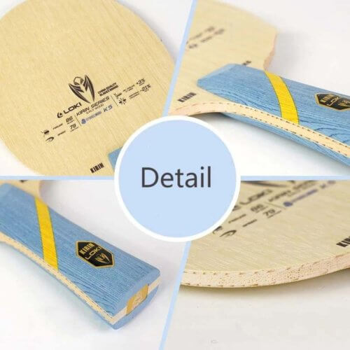 ไม้ปิงปองประกอบ Loki Kirin K5 + Sanwei T88-Ultraspin | สปินหนัก คุมง่าย พร้อมใช้งาน - ไม้ปิงปอง loki kirin k5 4