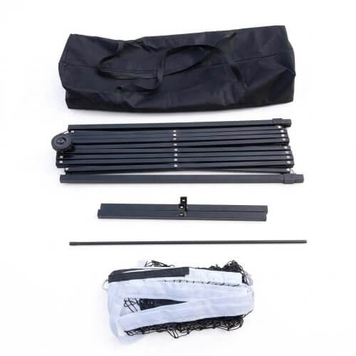 AQUA Pickleball NET ตาข่าย พิคเคิลบอล รุ่น Fast Setup ขนาดมาตรฐาน พับเก็บง่าย ติดตั้งไวใน 1 นาที - portable pickleball net wheels fast setup 5