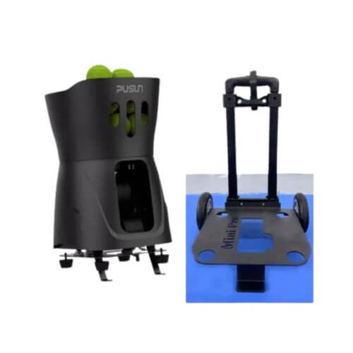 เครื่องยิงลูกเทนนิส Pusun PT-Mini Pro พกพาได้ ปรับสปีด-สปิน คุมผ่านแอป รับประกัน 1 ปี - เครื่องยิงลูกเทนนิส pusun pt mini pro 2