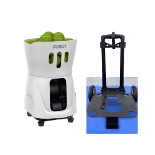 เครื่องยิงลูกเทนนิส Pusun PT-Mini Pro พกพาได้ ปรับสปีด-สปิน คุมผ่านแอป รับประกัน 1 ปี - เครื่องยิงลูกเทนนิส pusun pt mini pro 3