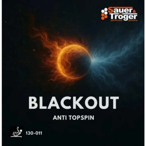 ยางปิงปอง ยางแอนตี้ Sauer & Tröger Blackout คุมอยู่ทุกสปิน บล็อกนิ่ง เกมรับป่วนขั้นสุด - ยางแอนตี้ sauer troger blackout 3