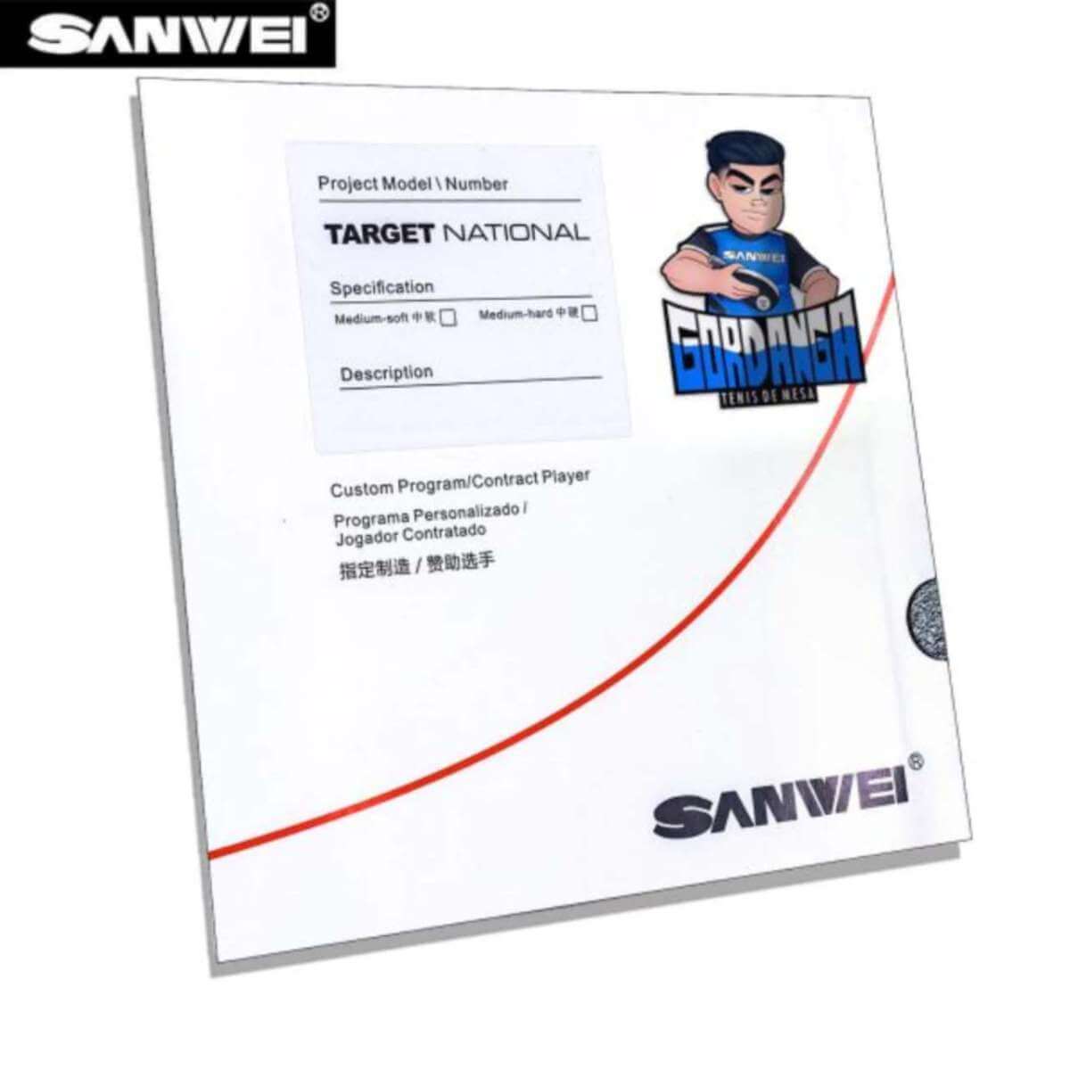 ยางปิงปอง-sanwei-target-national-player-edition-3 ยางปิงปอง Sanwei Target National Player Edition ฟองน้ำ EnergyX สปินจัด บุกแรง คอนโทรลง่าย - ยางปิงปอง sanwei target national player edition 3