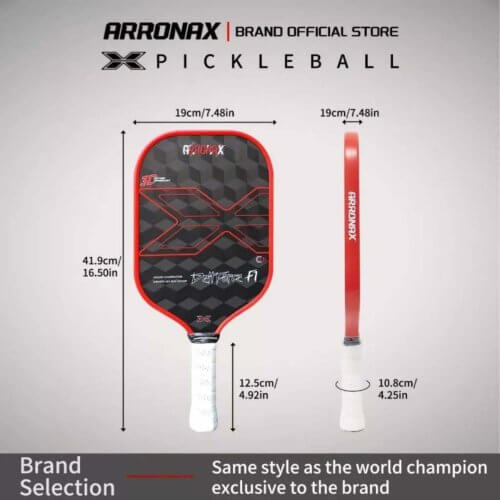Pui 26 - ร้านอุปกรณ์ปิงปอง & Pickleball Pingpongmarket ARRONAX Deltforce F1 Gen 3 18K Carbon Fiber | ไม้ Pickleball หน้า 3D Carbon ตบแรง สปินจัด - Pui 26