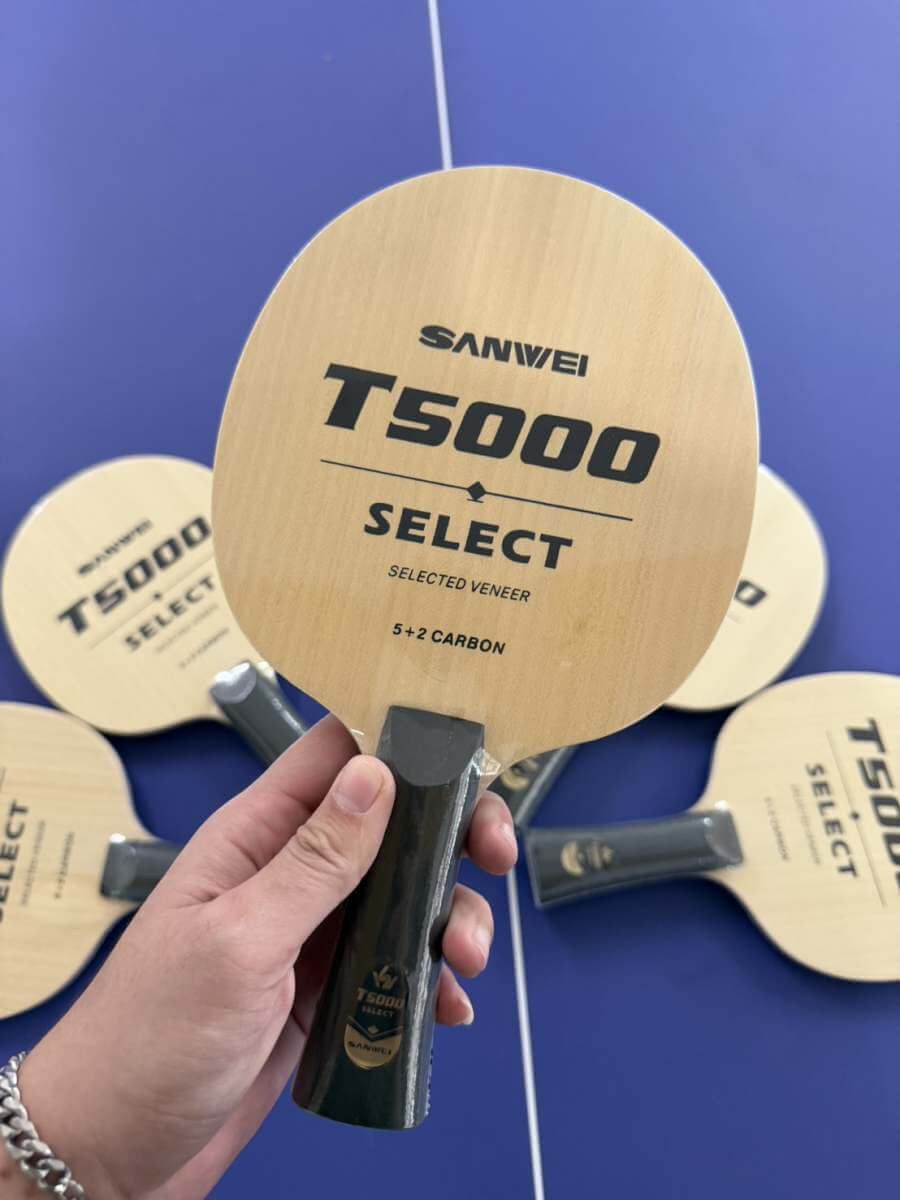 S__17555469_0 SANWEI T5000 SELECT | ไม้ปิงปองคาร์บอน 7 ชั้น 5+2 Carbon คุมง่าย สายบุก ราคาคุ้มค่า - S 17555469 0